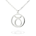 Silver Necklace Taurus Zodiac 43+3