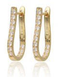 Silver Earrings Gold Plated