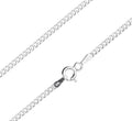Silver Chain, Piatta Flat Profile G050 L70 cm