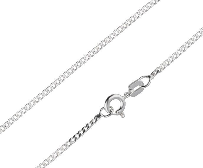 Silver Chain, Piatta Flat Profile G040 L70 cm