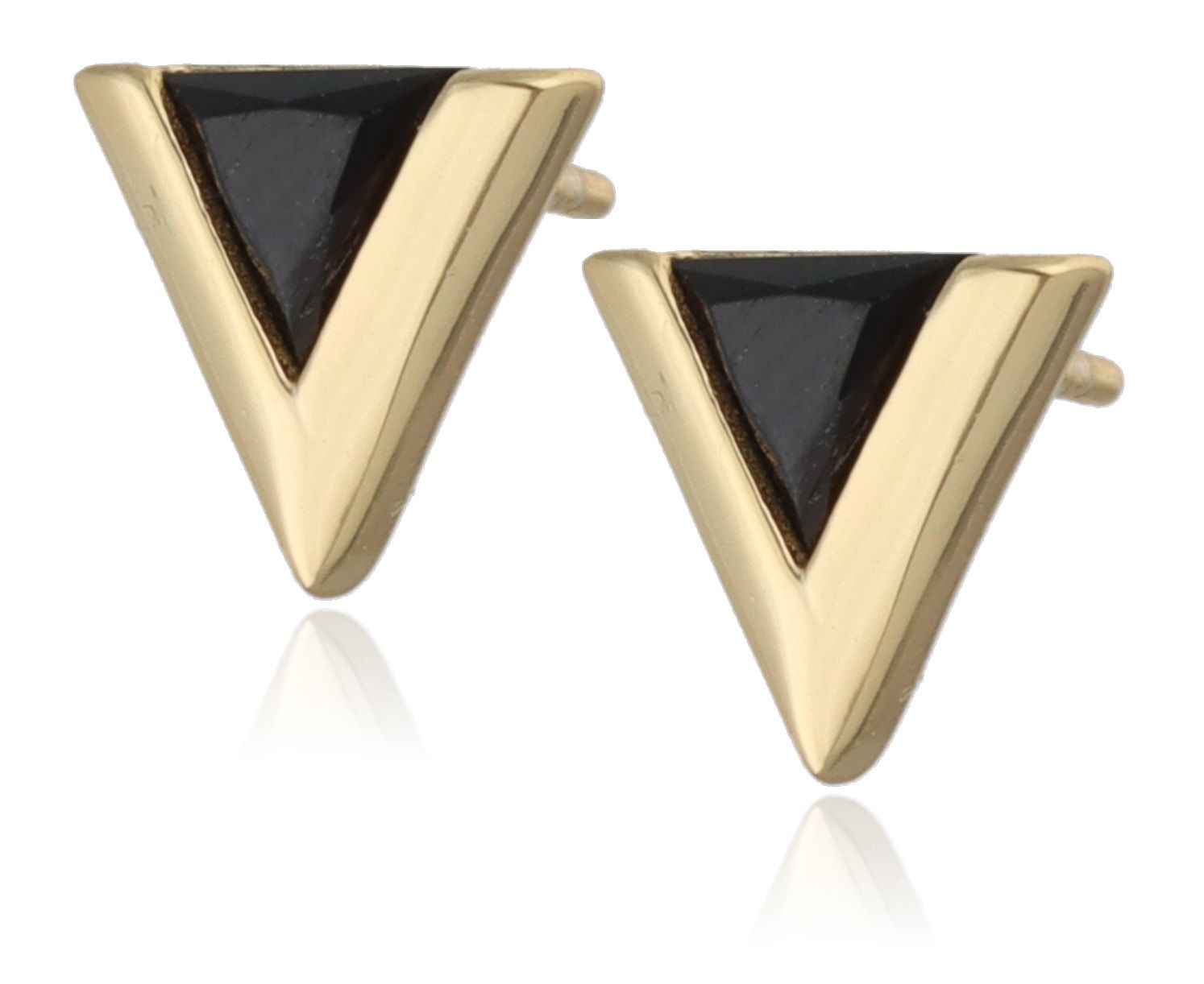 Silver Earrings gold plated 9.3m