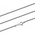 Silver Chain, Snake Tail G140 L70 cm