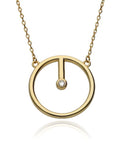 Silver Necklace 43+3 Gold Plated