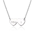Silver Necklace 43+3 Heart