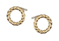 Silver Earrings Gold Plated
