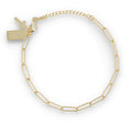 Silver Bracelet 16.5+3 Gold Plated