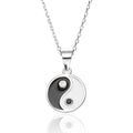 Silver Necklace 43+3 Yin-Yang