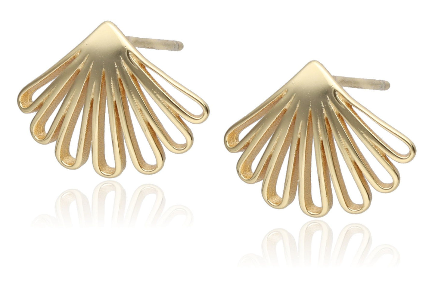 Silver Earrings Gold Plated