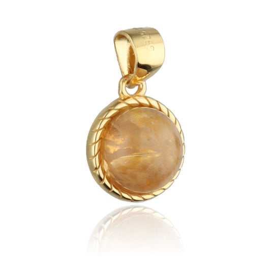 Silver Pendant Gold Plated