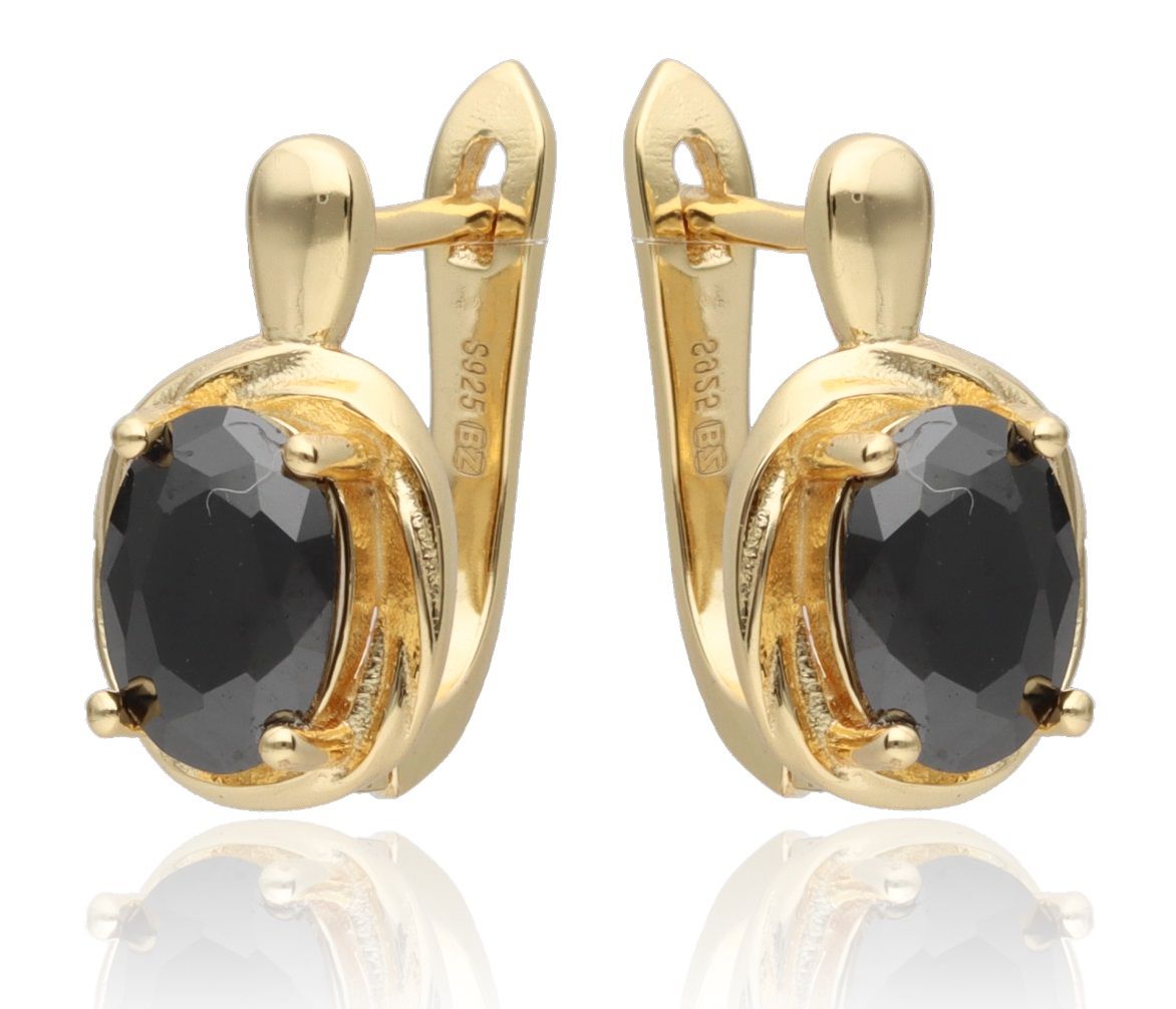 Silver Earrings Gold Plated