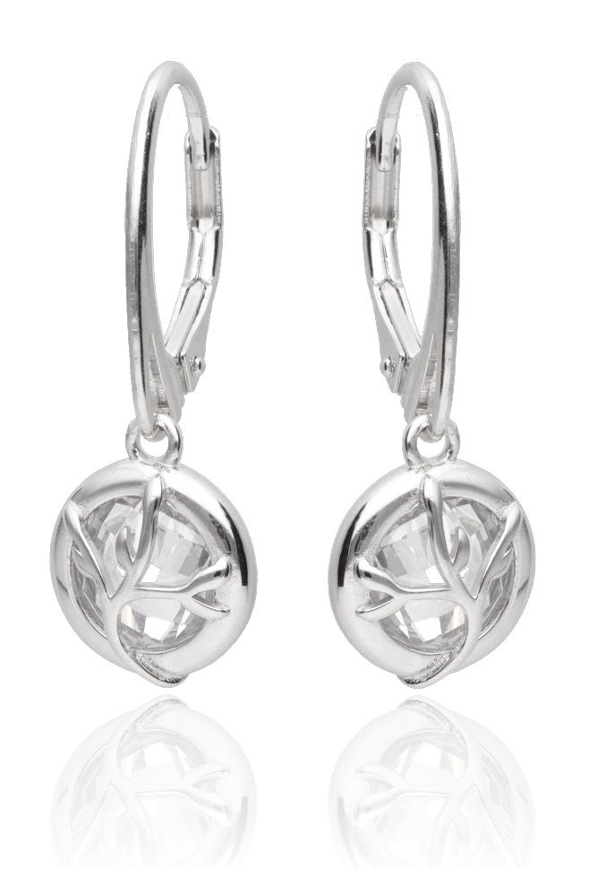 Silver Earrings English Long