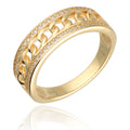 Silver Ring Us #6 #6.5 #7 #7.5 #8 #8.5 Gold Plated