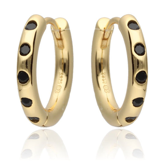 Silver Earrings Gold Plated