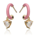 Silver Earrings Heart
