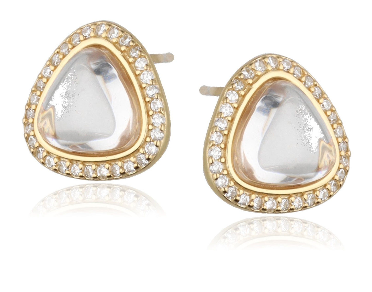 Silver Earrings Gold Plated