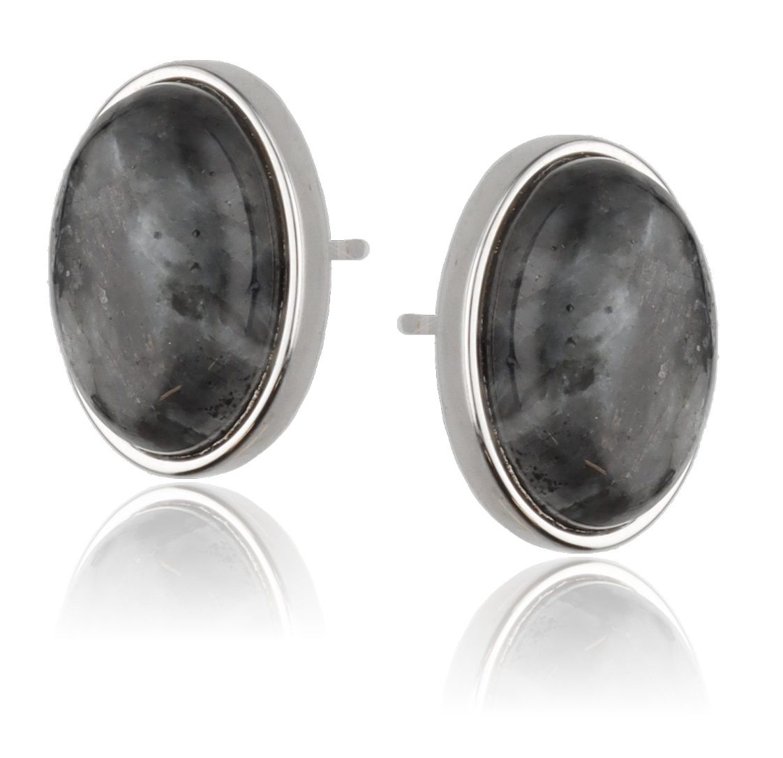Silver Earrings Larvikit 16mm