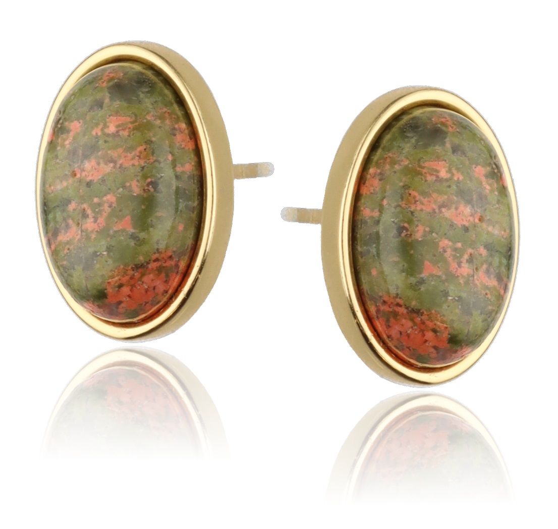 Silver Earrings Unakit Gold Plated 16mm