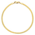 Silbernes Kettenband G040 L45 cm | Vergoldet