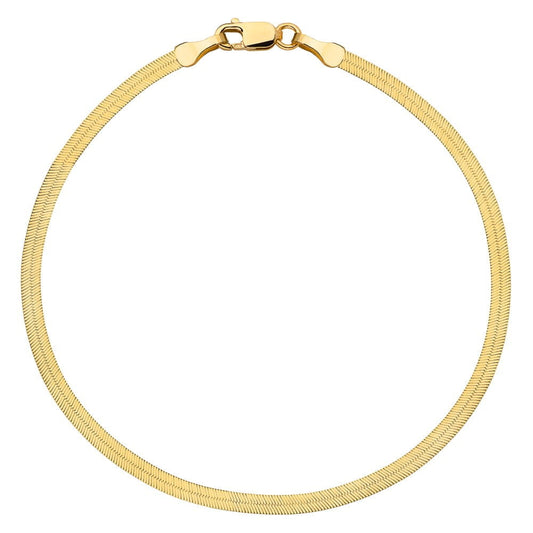 Sudraba ķēdes lente G040 L19 cm | Apzeltīts