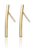 Silver Earrings Gold Plated