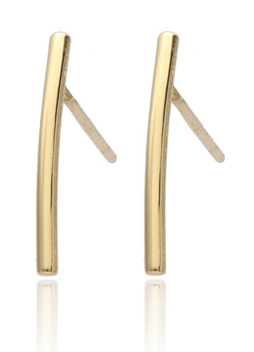 Silver Earrings Gold Plated
