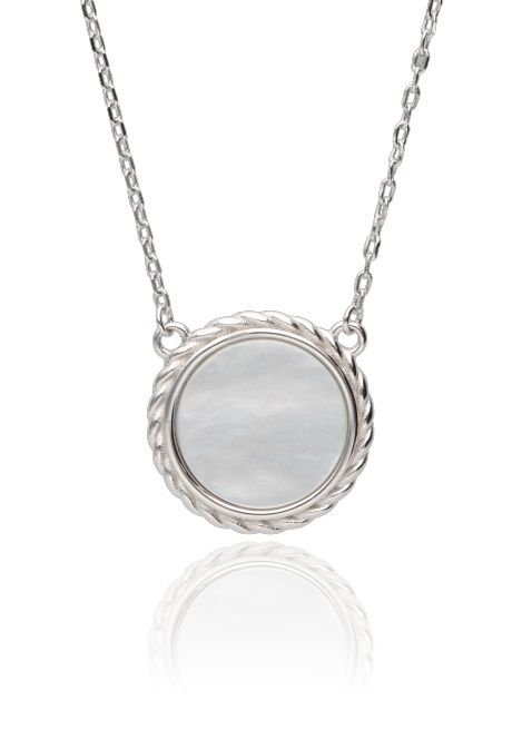 Silver Necklace Shell