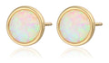 Silberohrringe Opal OP16 8.6m