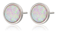 Silver Earrings opal OP08 8.6m