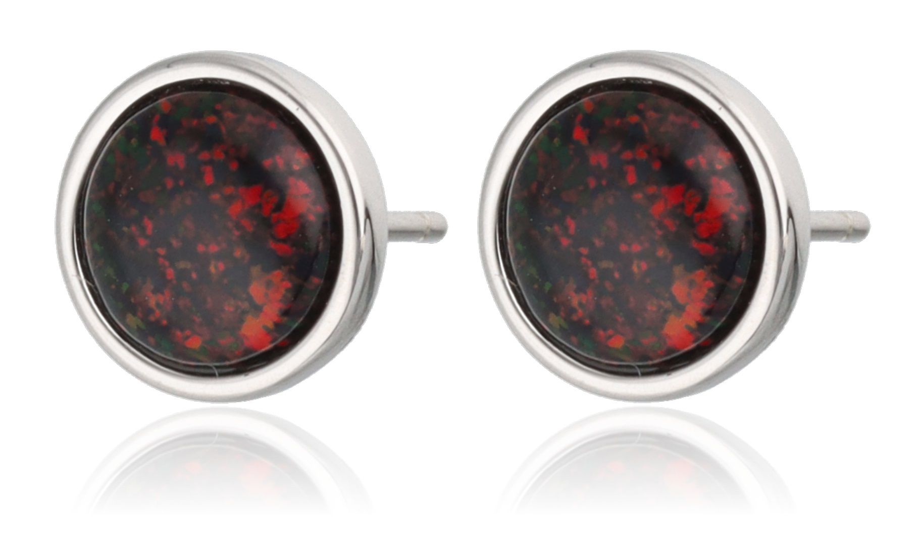 Silberohrringe Opal OP20