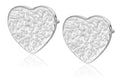 Silver Earrings heart 10m