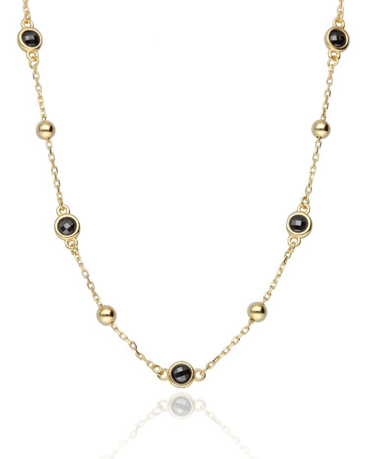 Silver Necklace Gold Plated