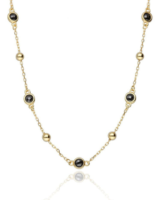 Silver Necklace Gold Plated
