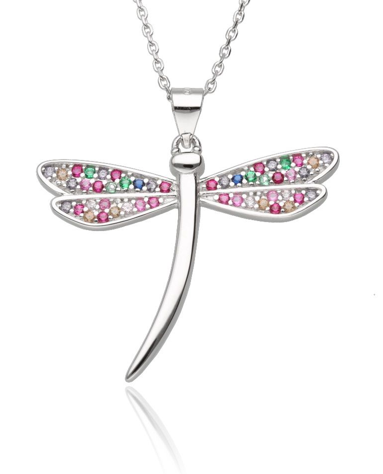 Silver Necklace Dragonfly 30.5M
