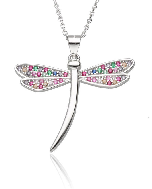 Silver Necklace Dragonfly 30.5M