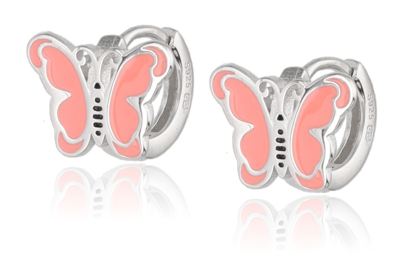 Silver Earrings Butterfly Kids 11.8M