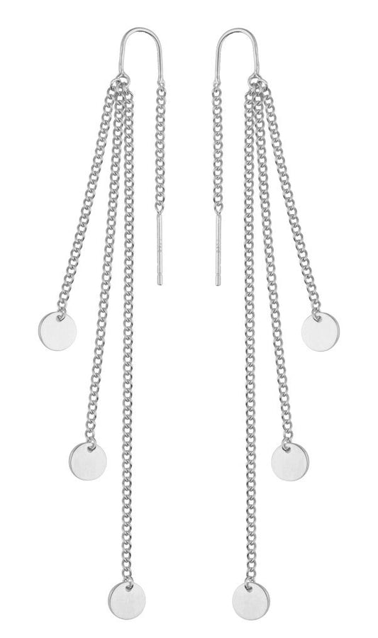 Silver Earrings Dragged 9 cm