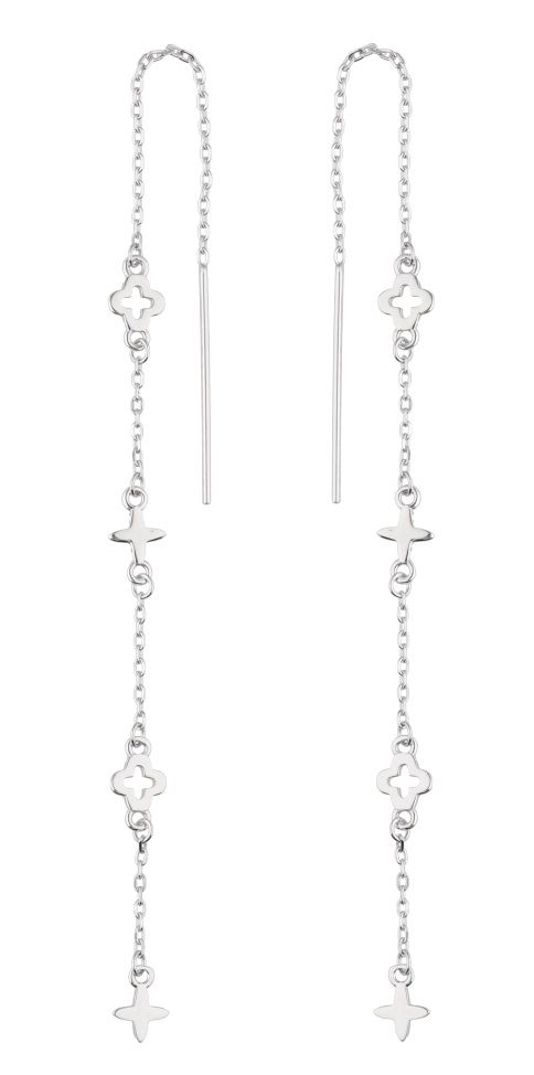 Silver Earrings Draggable