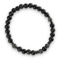 Silver Bracelet -30% MEN'S Onyx, Hematite, Labradorite, Obsidian