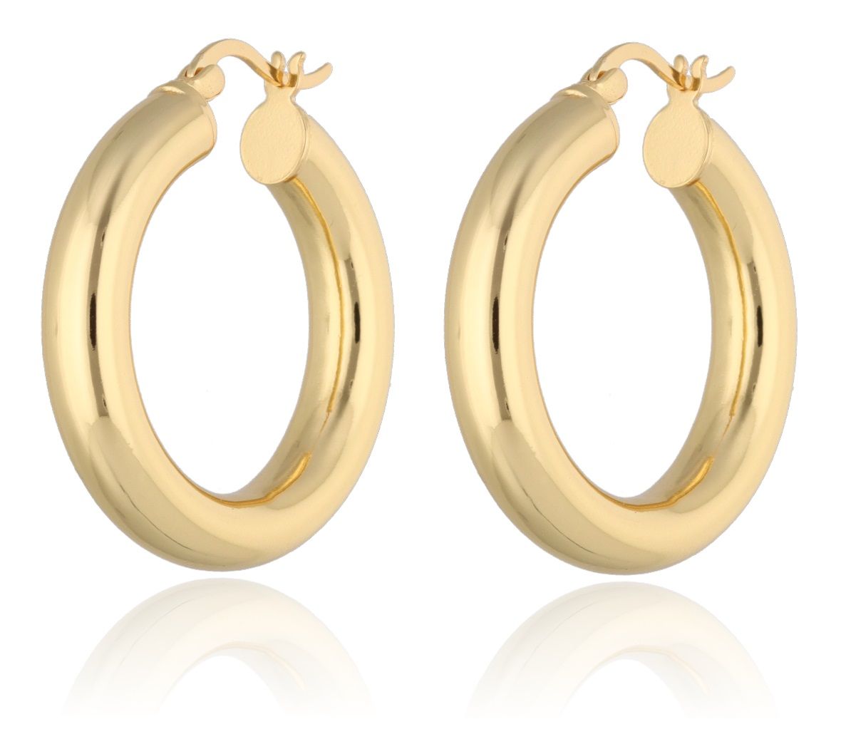 Sudraba auskari stīpas 5x30mm apzeltītas