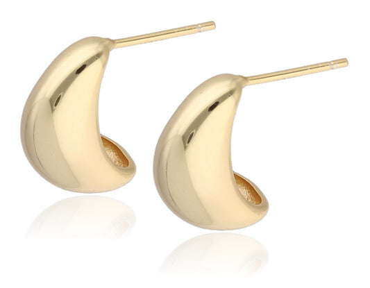 Silver Earrings Gold Plated 16M