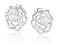 Silberohrringe Perlenblume 10,6 m