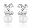 Silver Earrings Pearl 17.3M