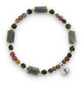 Silver Bracelet natural stone
