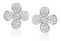 Silberohrringe Blume 10,5M