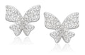 Silber Ohrringe Schmetterling