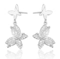 Silver Earrings Butterfly 24.8M