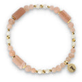 Silberarmband -30% Sonnenstein, Muschelperle, Hämatit