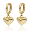 Silver Earrings Inflatable Heart 11Mm
