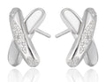 Silver Earrings 13m shell
