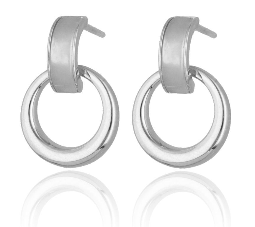 Silberohrringe Muschel 18mm